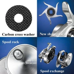 Slow Pitch Jigging Reel - Shimano - OCEA Jigger 2001NRXG (left Handed) (Asian Model) -Fishing Discount Store 21OCEA JIGGER 001 720x b35f9bba 4774 450a 9541 c08ac37913bf