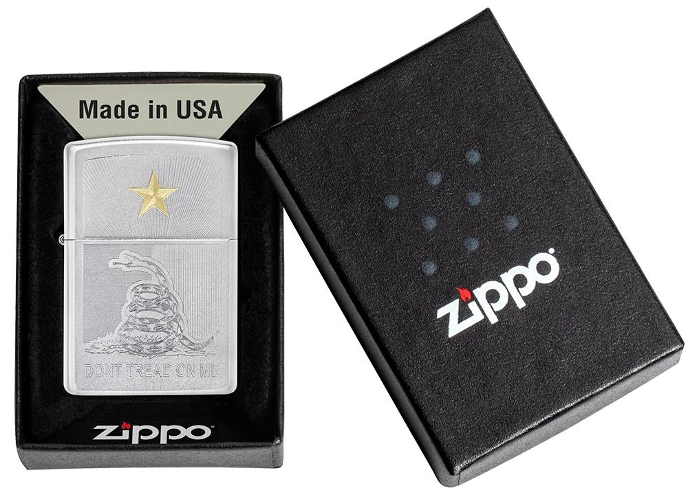 POCKET LIGHTER - ZIPPO - Don't Tread On Me #49309 3 POCKET LIGHTER - ZIPPO - Don't Tread On Me #49309