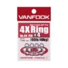 Split Ring - Vanfook - Super Strong Split Ring 4X Ring 4R-75B -Fishing Discount Store 4R 75B 1