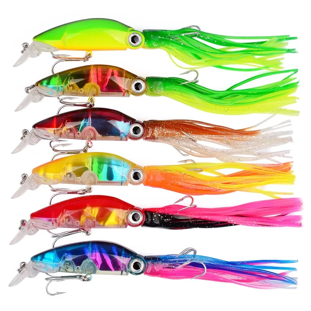 Squid Trolling Minnow 10cm 20g 3 Squid Trolling Minnow 10cm 20g