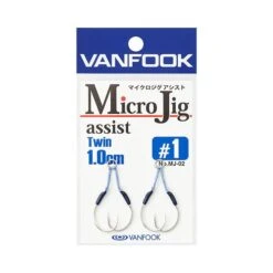 Assist Hook- Assist Twin - Vanfook - MJ-02 Micro Jig Assist Twin