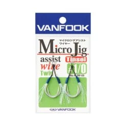 Assist Hook- Assist Twin - Vanfook - MJW-05 Micro Jig Assist Wire Twin