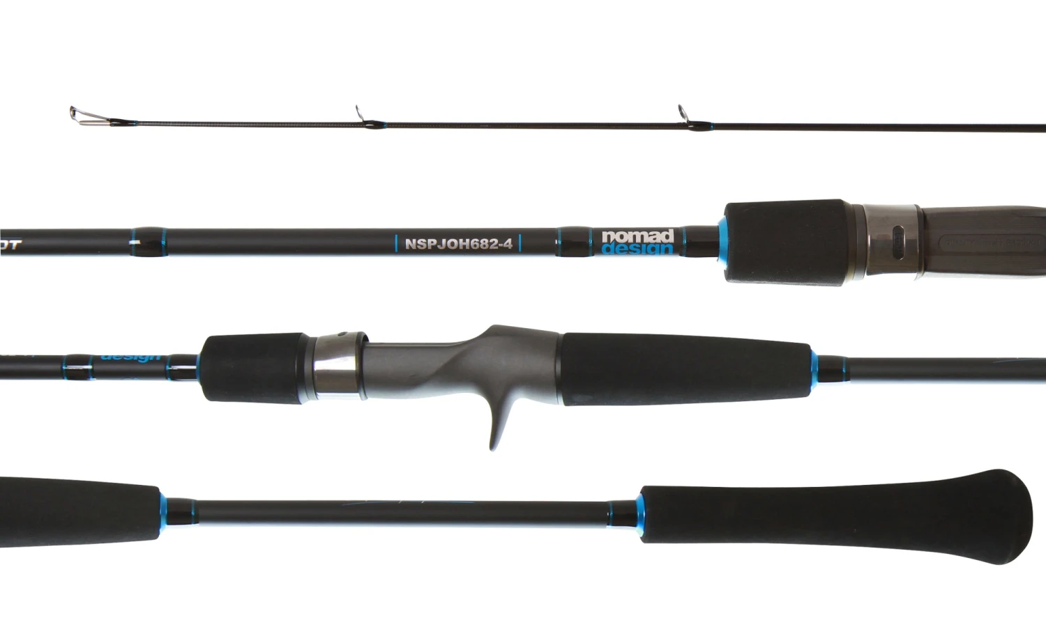 Slow Pitch Jigging Rod - Nomad - NSPJOH682-4 6ft 8in - PE 2-4 20lb-50lb 3 Slow Pitch Jigging Rod - Nomad - NSPJOH682-4 6ft 8in - PE 2-4 20lb-50lb