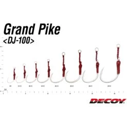 Assist Hook - Decoy - DJ-100 Grand Pike -Fishing Discount Store assist hook decoy dj100 grand pike 314510