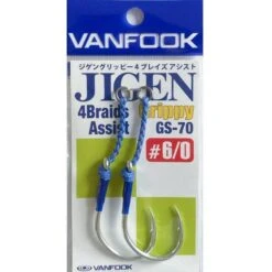 Assist Hook - Vanfook - GS-70 JIGEN 4 BRAIDS ASSIST GRIPPY
