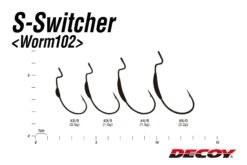 Hooks - Decoy - Switcher Worm 102 -Fishing Discount Store hooks decoy switcher worm 102 510235
