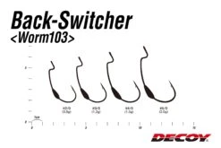 Hooks - Decoy - Worm 103 Back Switcher -Fishing Discount Store hooks decoy worm 103 back switcher 510457