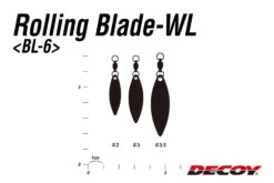 Rolling Blade - Decoy - Rolling Blade WL (willow Leaf) BL-6 Silver 9 Rolling Blade - Decoy - Rolling Blade WL (willow Leaf) BL-6 Silver -Fishing Discount Store rolling blade decoy rolling blade wl willow leaf bl 6 silver 130317