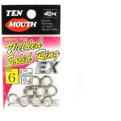 Split Ring Connector- Ten Mouth - Welded Solid Ring EX 11 Split Ring Connector- Ten Mouth - Welded Solid Ring EX -Fishing Discount Store split ring connector ten mouth welded solid ring ex 145460