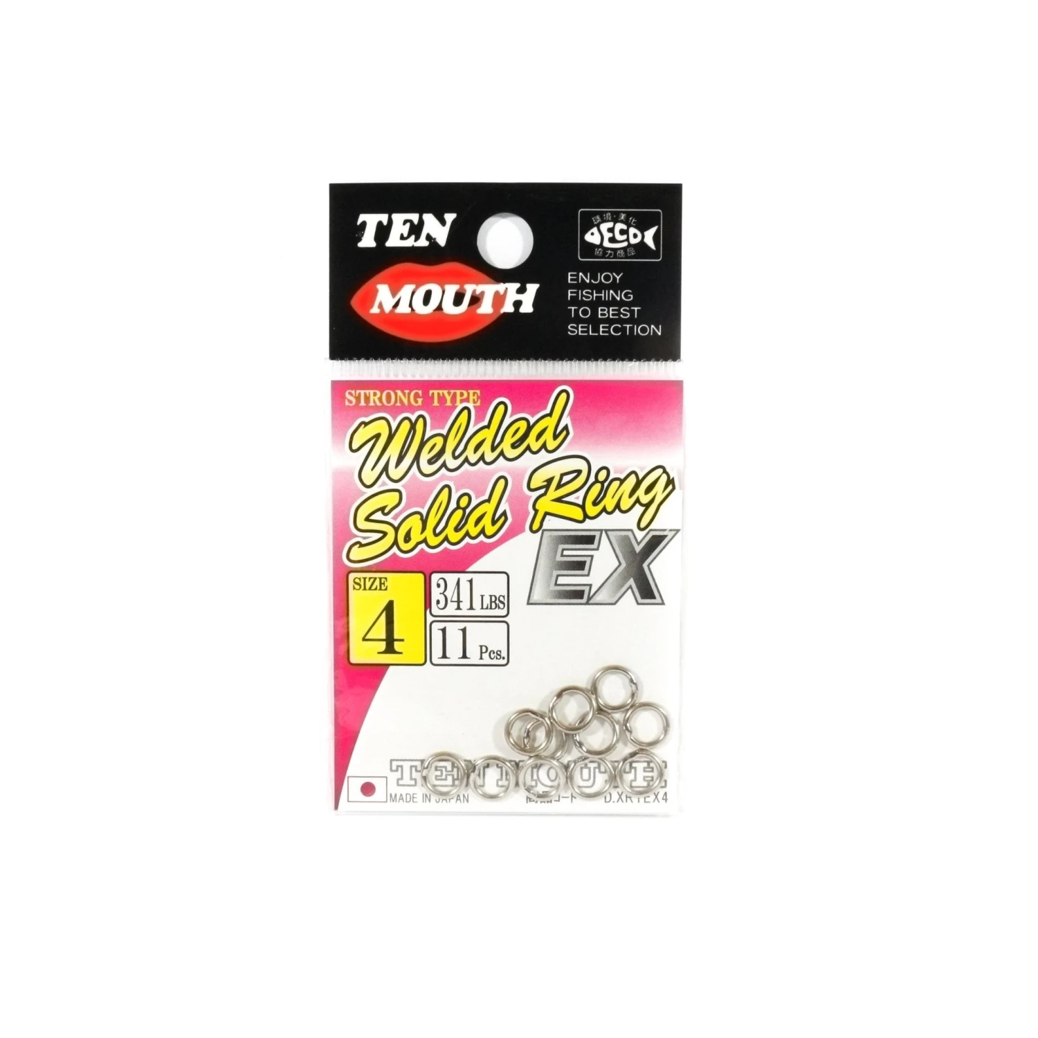 Split Ring Connector- Ten Mouth - Welded Solid Ring EX 5 Split Ring Connector- Ten Mouth - Welded Solid Ring EX - Image 3