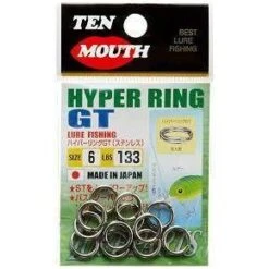 Split Ring Fishing Line Connector - Hyper Ring GT Split Ring -Fishing Discount Store split ring fishing line connector hyper ring gt split ring 226901
