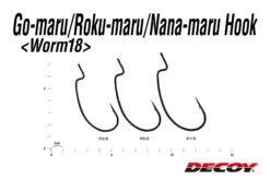 Worm Hook - Decoy - Gomaru, Rokumaru, Nanamel Hook Worm 18 -Fishing Discount Store worm hook decoy gomaru rokumaru nanamel hook worm 18 948075