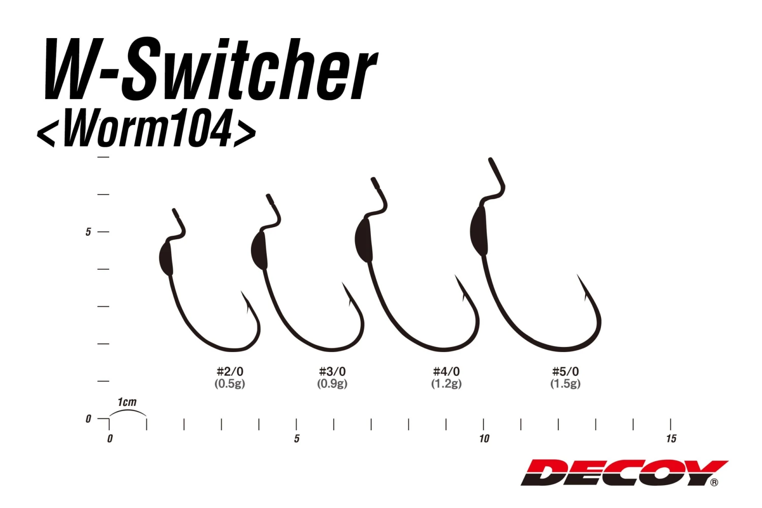 Hooks - Decoy - Switcher Worm 104 5 Hooks - Decoy - Switcher Worm 104 - Image 3